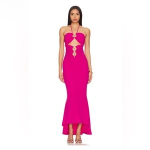 ELLIATT LILLIE DRESS IN HOT PINK
